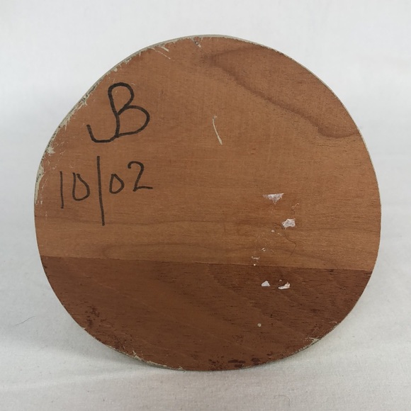 Native American Gourd Art Artist Signed 7” - Picture 5 of 6